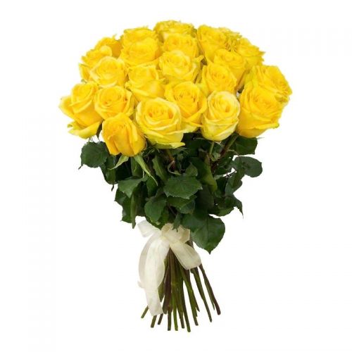 25 желтых роз с доставкой по Железнодорожному